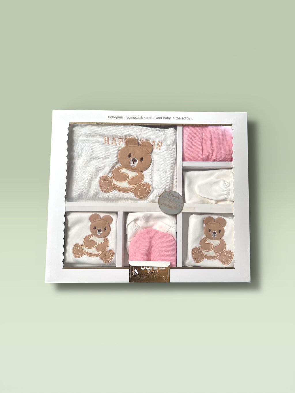 Newborn giftset box - pink