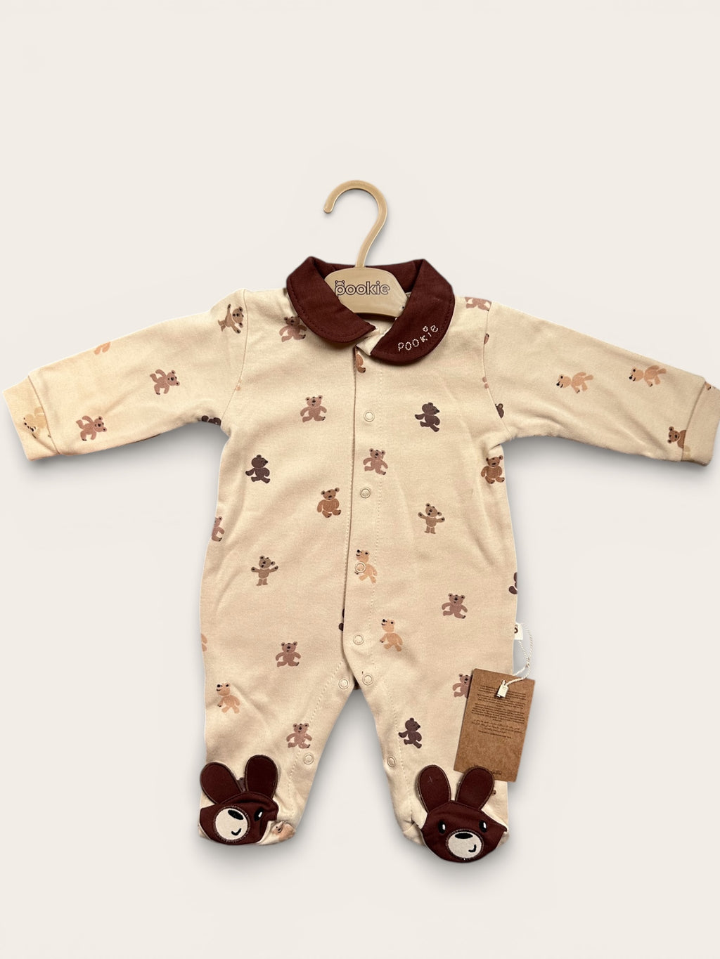 Sleep suit bear patterned