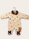 Sleep suit bear patterned