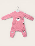 Pink Soft & comfortabel baby romper with soft pants