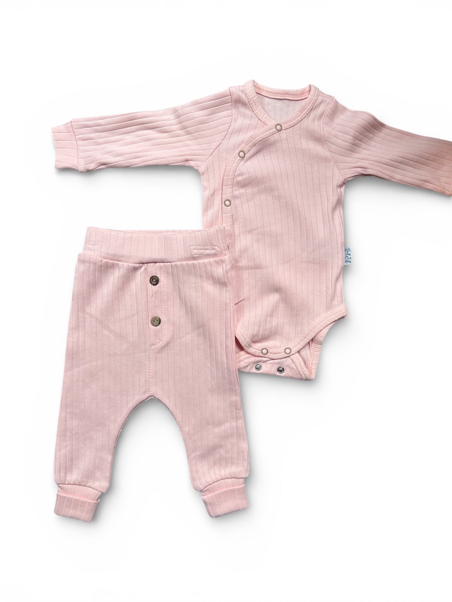 Baby romper pink with soft pants