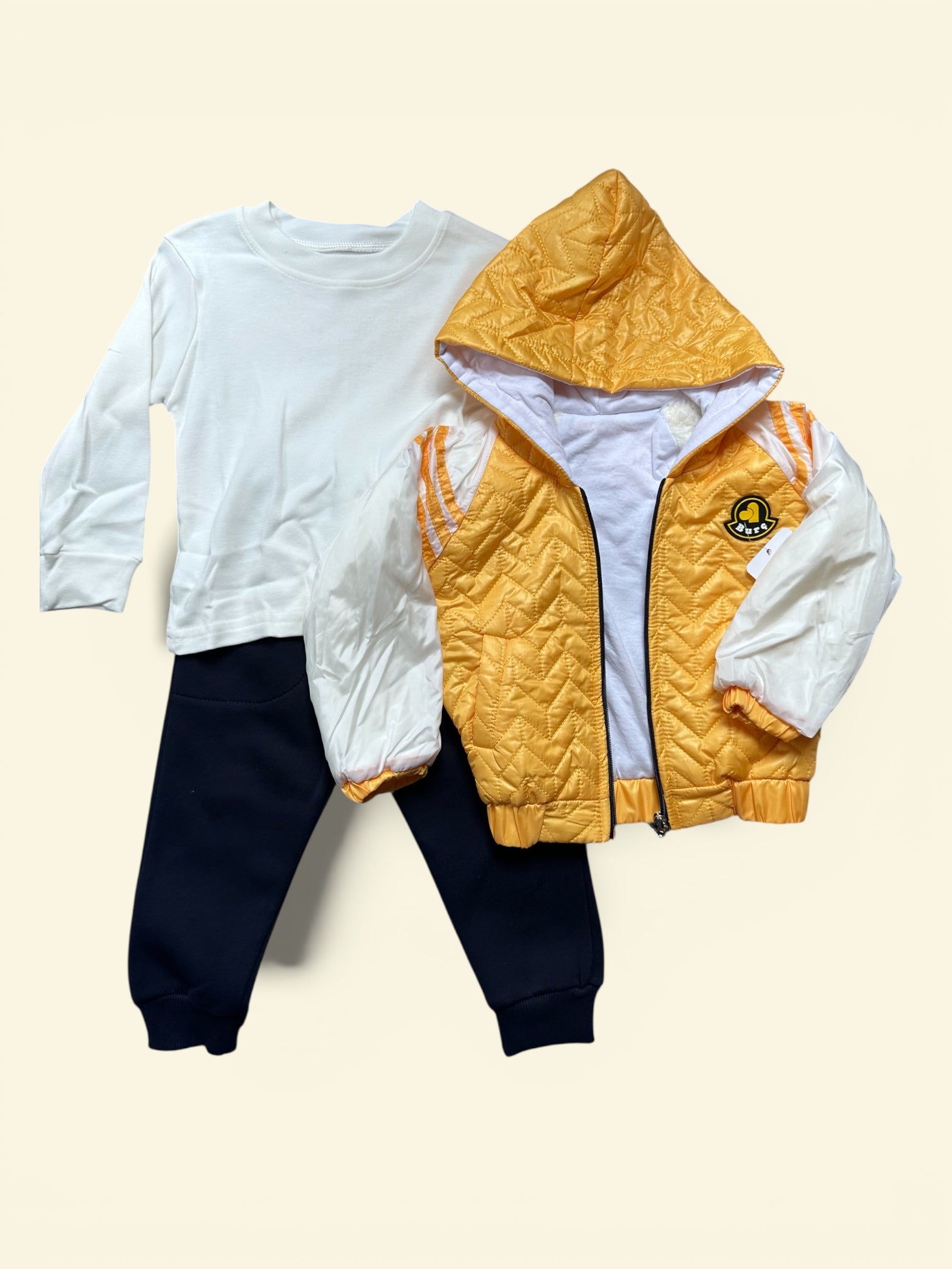 Boys jacket with shirt and jogging pants