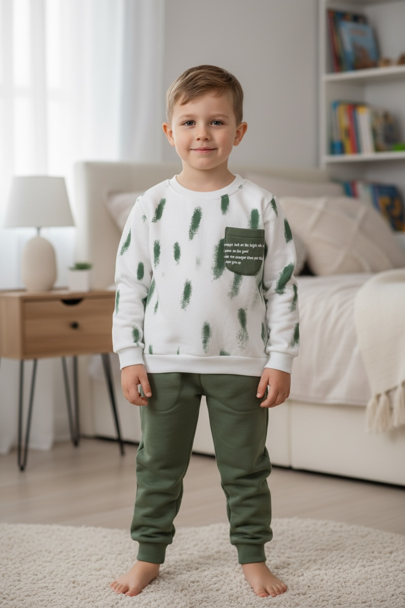 Soft jogging pant and sweater