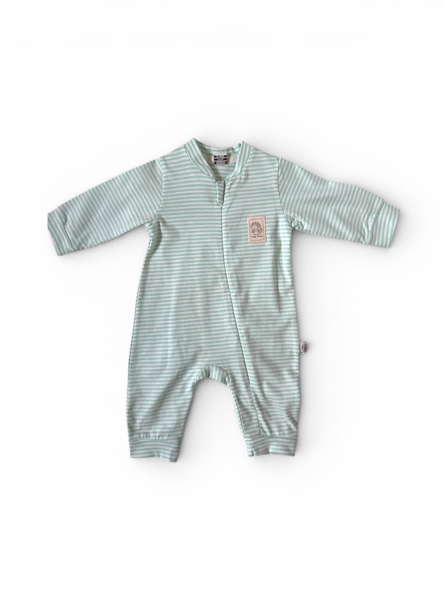 Baby grow soft green